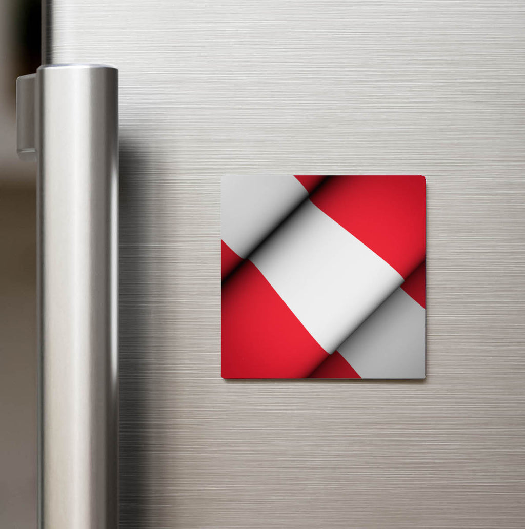 Avustralya - Australia - Dalgalı Ülke Bayraklı - Buzdolap Magneti