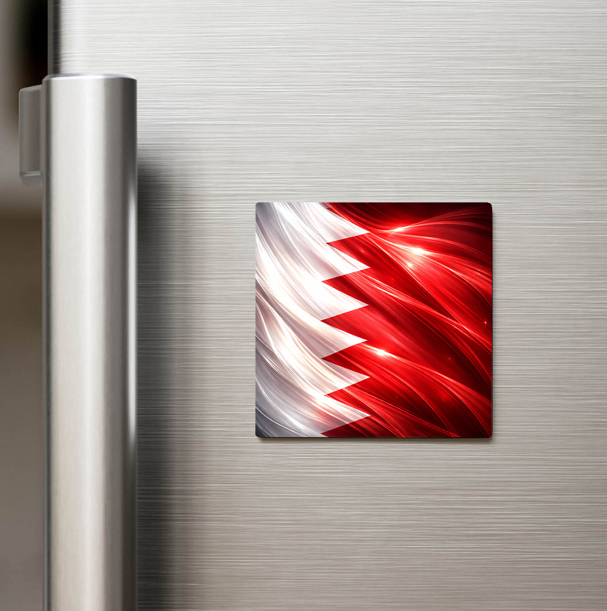 Bahreyn – Bahrain – Abstract Ülke Bayraklı Buzdolap Magneti