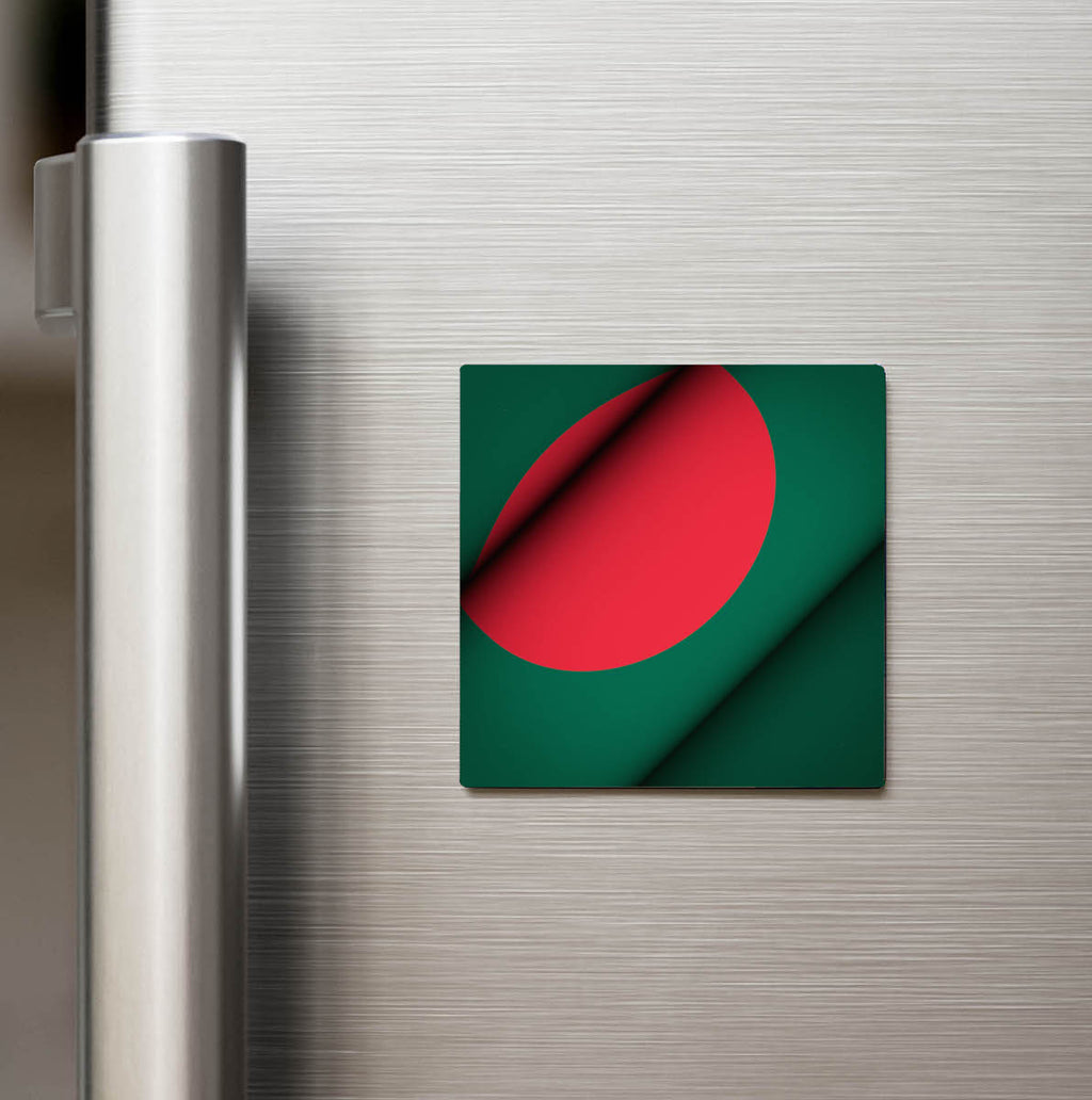 Bangladeş - Bangladesh - Dalgalı Ülke Bayraklı - Buzdolap Magneti