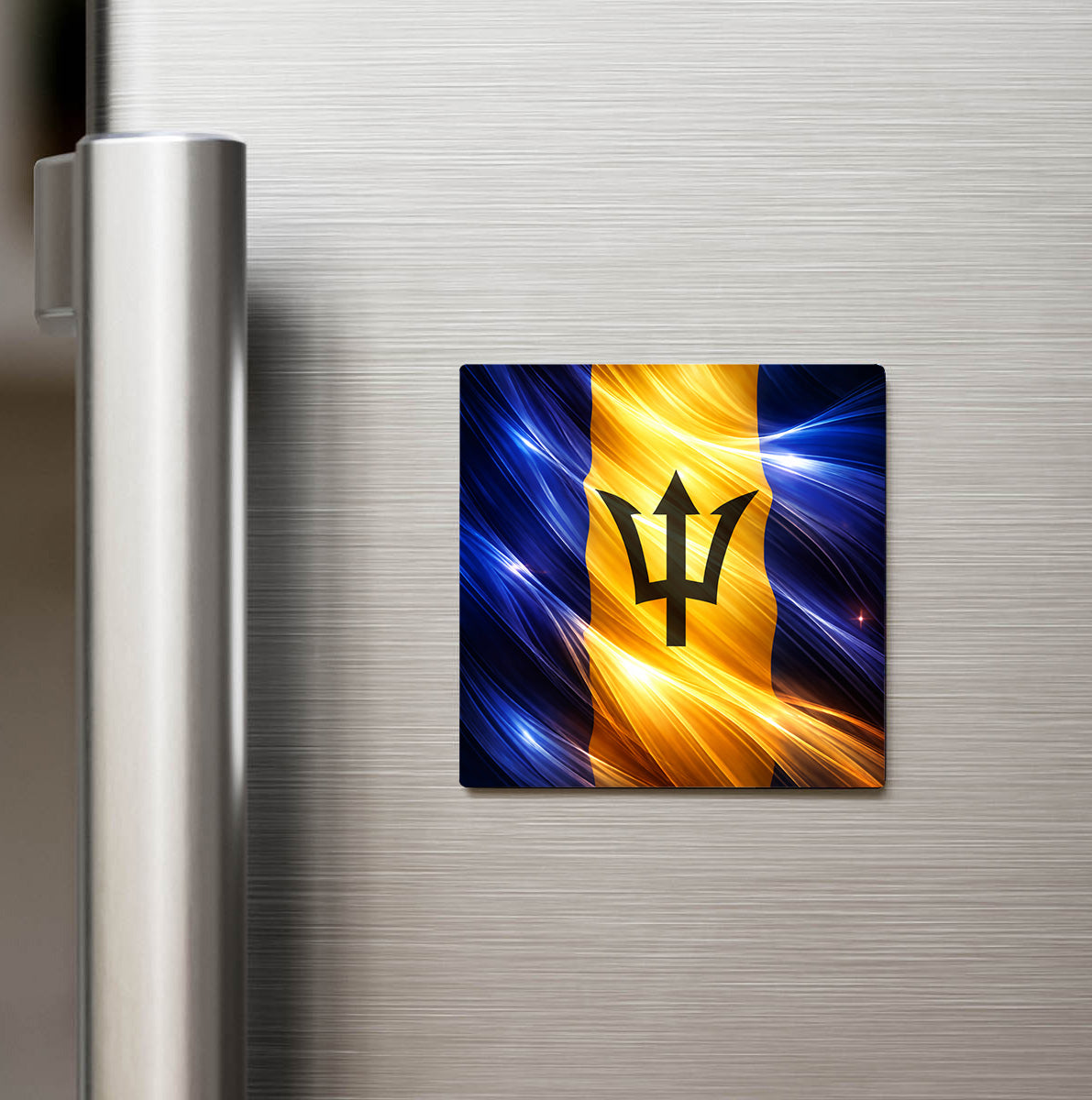 Barbados – Barbados – Abstract Ülke Bayraklı Buzdolap Magneti