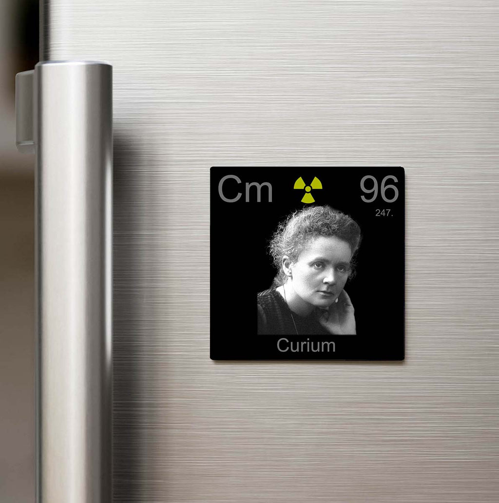 Curium (Küriyum) Elementi – Buzdolap Magneti