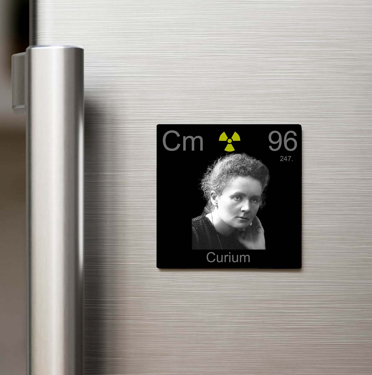 Curium (Küriyum) Elementi – Buzdolap Magneti