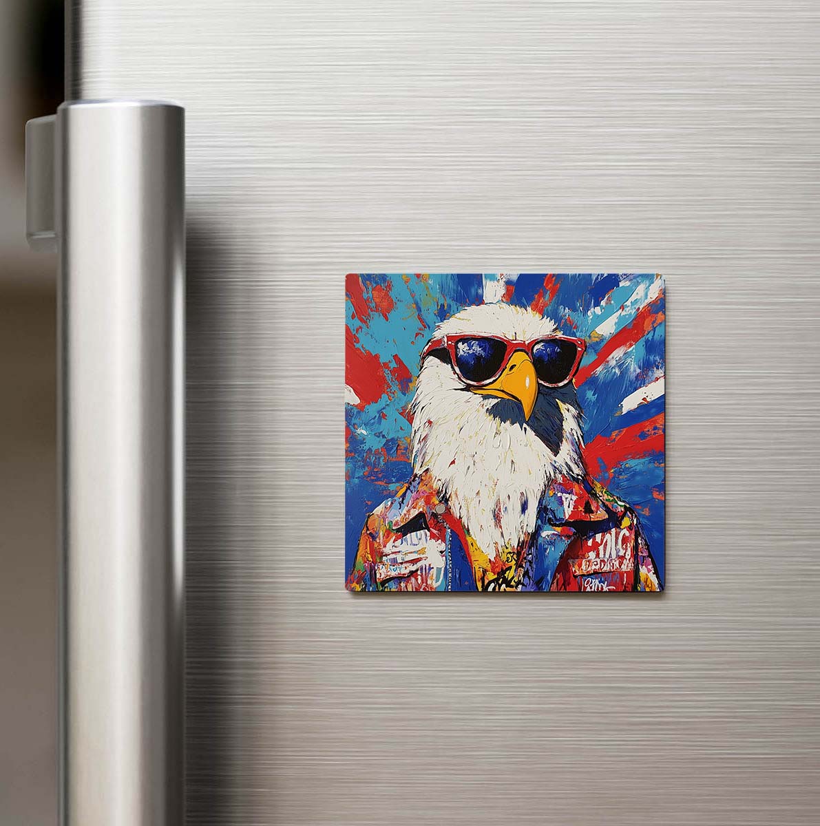 Eagle - Kartal - Güneş Gözlüklü Style - Buzdolap Magneti