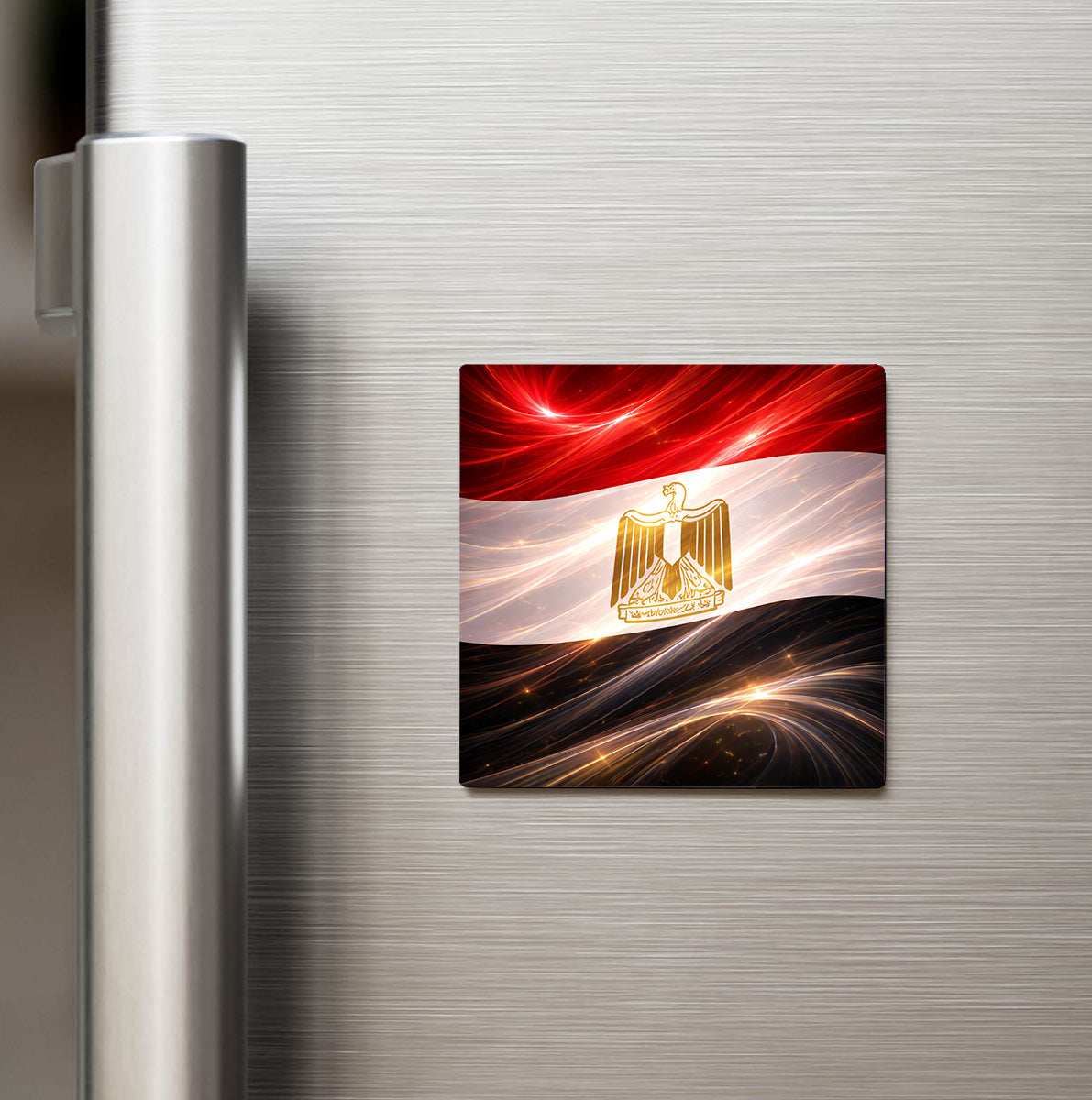 Mısır – Egypt – Abstract Ülke Bayraklı Buzdolap Magneti