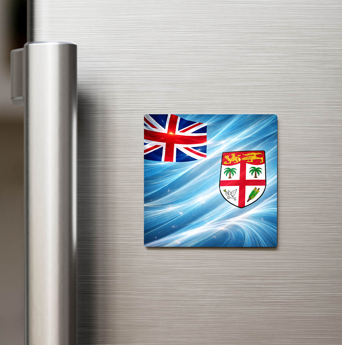 Fiji – Fiji – Abstract Ülke Bayraklı Buzdolap Magneti