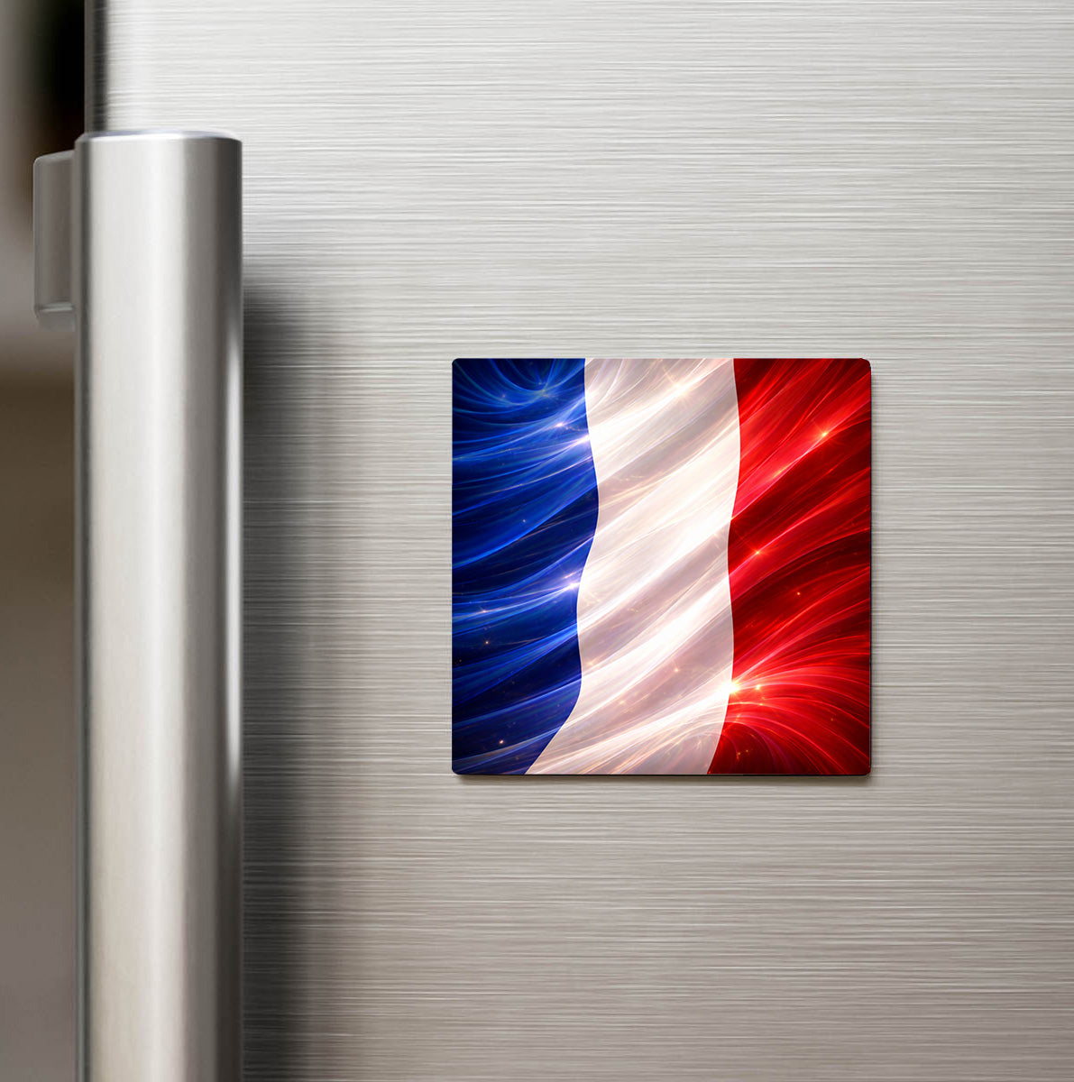Fransa – France – Abstract Ülke Bayraklı Buzdolap Magneti