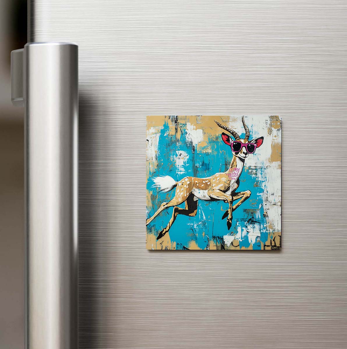 Gazelle - Ceylan - Güneş Gözlüklü Style - Buzdolap Magneti