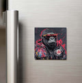 Gorilla - Goril - Güneş Gözlüklü Style - Buzdolap Magneti
