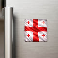Gürcistan – Georgia – Abstract Ülke Bayraklı Buzdolap Magneti