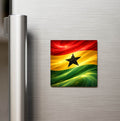 Gana – Ghana – Abstract Ülke Bayraklı Buzdolap Magneti