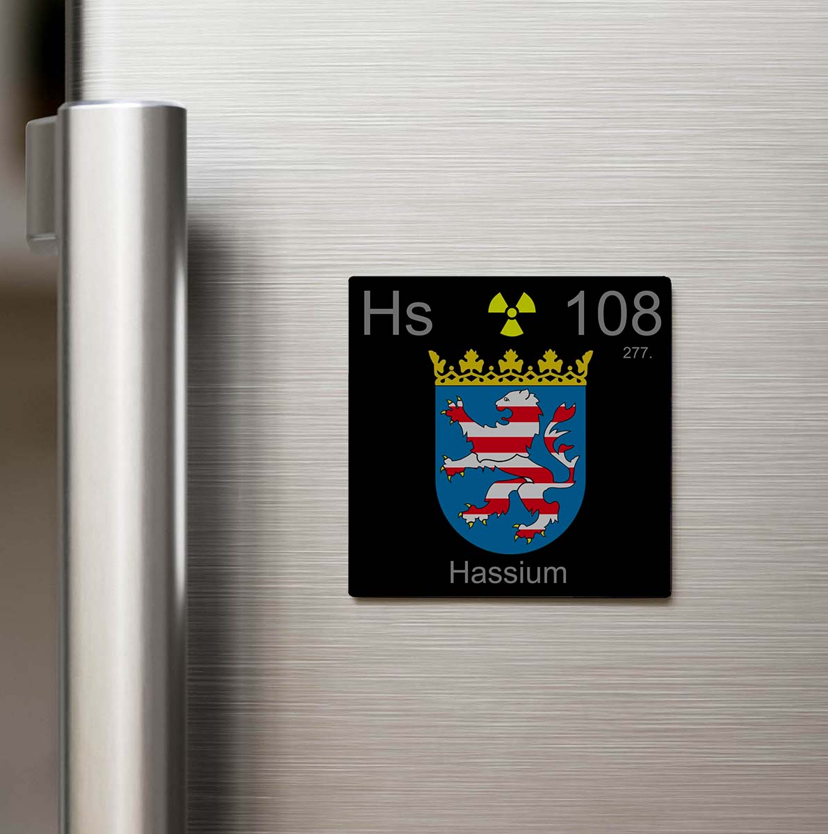 Hassium (Hassiyum) Elementi – Buzdolap Magneti