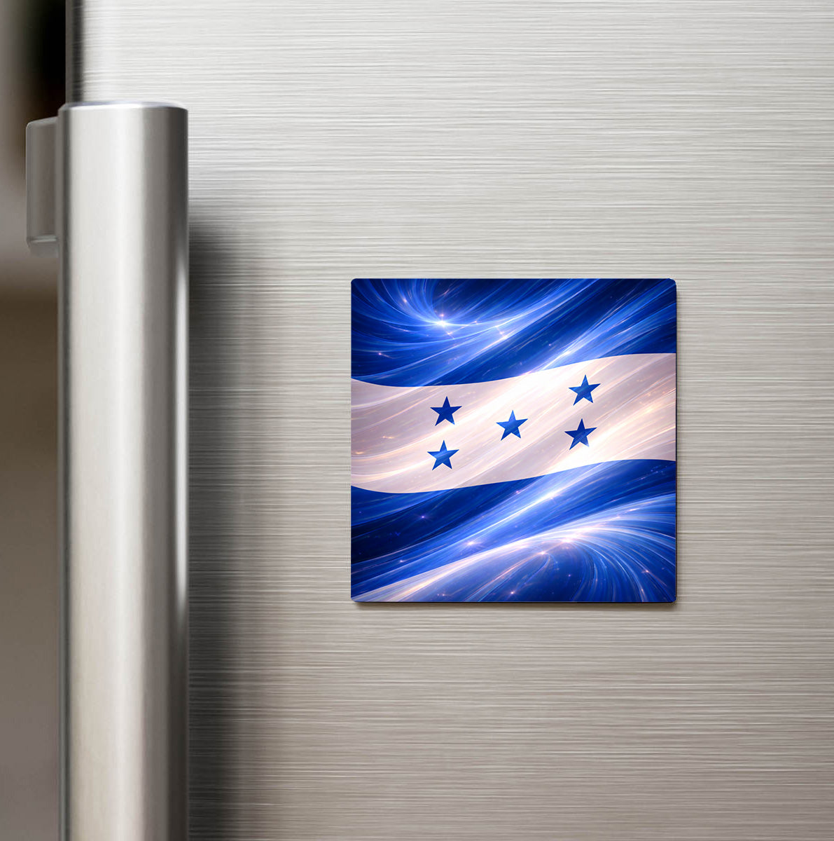 Honduras – Honduras – Abstract Ülke Bayraklı Buzdolap Magneti