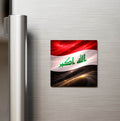 Irak – Iraq – Abstract Ülke Bayraklı Buzdolap Magneti