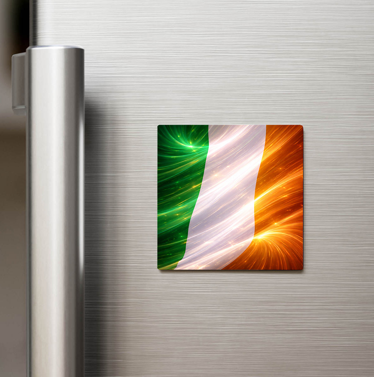İrlanda – Ireland – Abstract Ülke Bayraklı Buzdolap Magneti