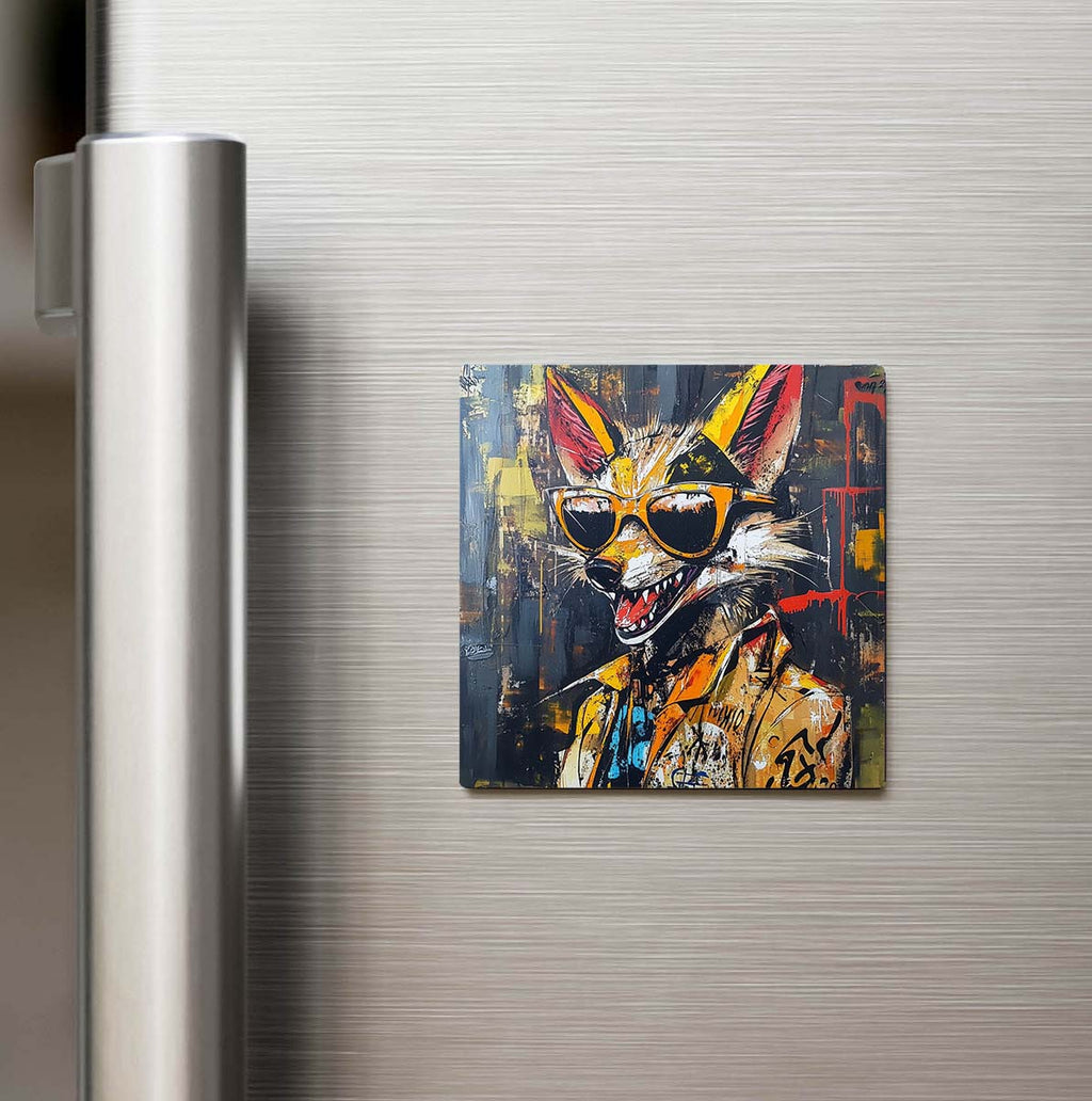 Jackal - Çakal - Güneş Gözlüklü Style - Buzdolap Magneti