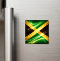 Jamaika – Jamaica – Abstract Ülke Bayraklı Buzdolap Magneti