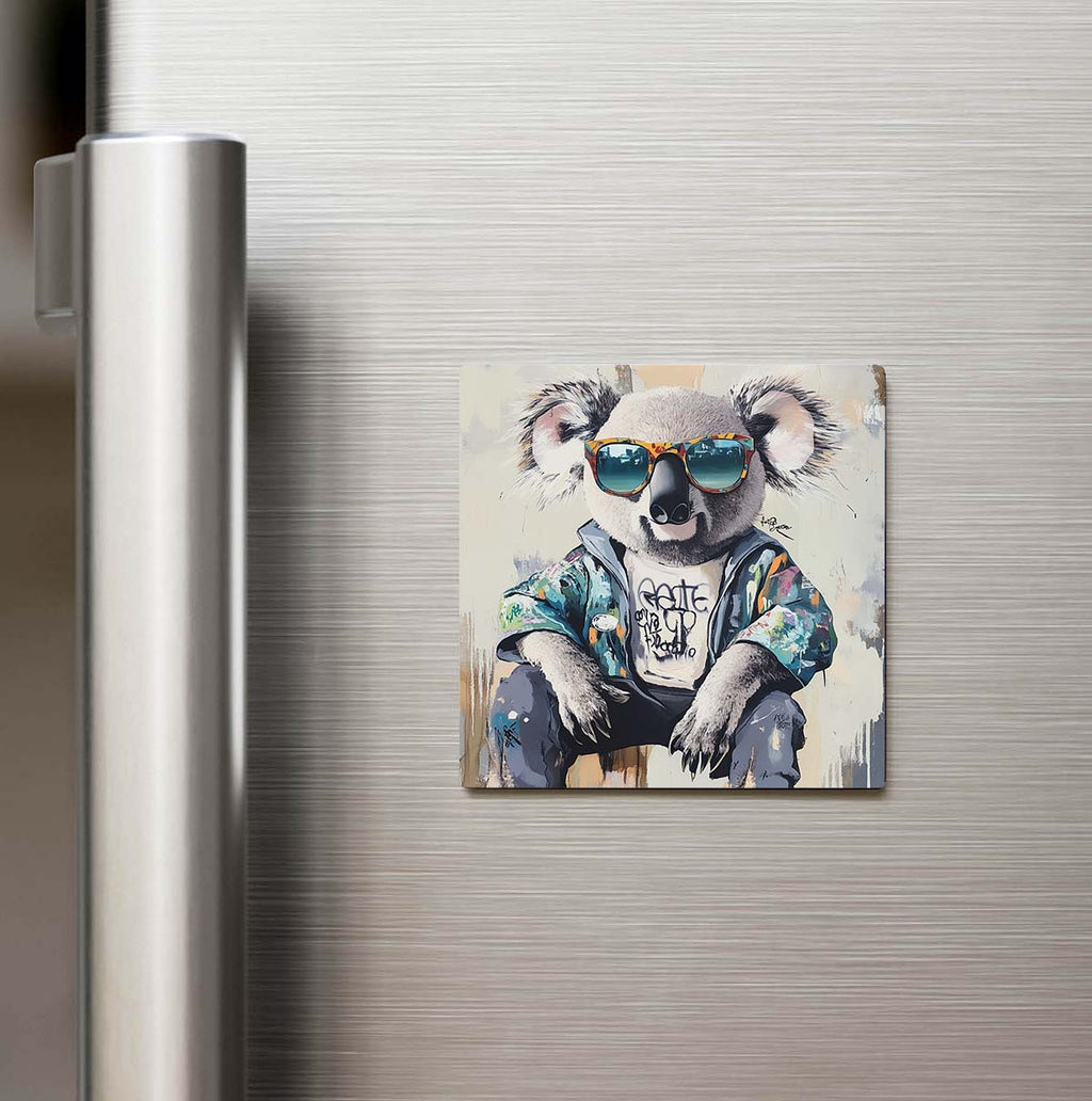 Koala - Koala - Güneş Gözlüklü Style - Buzdolap Magneti