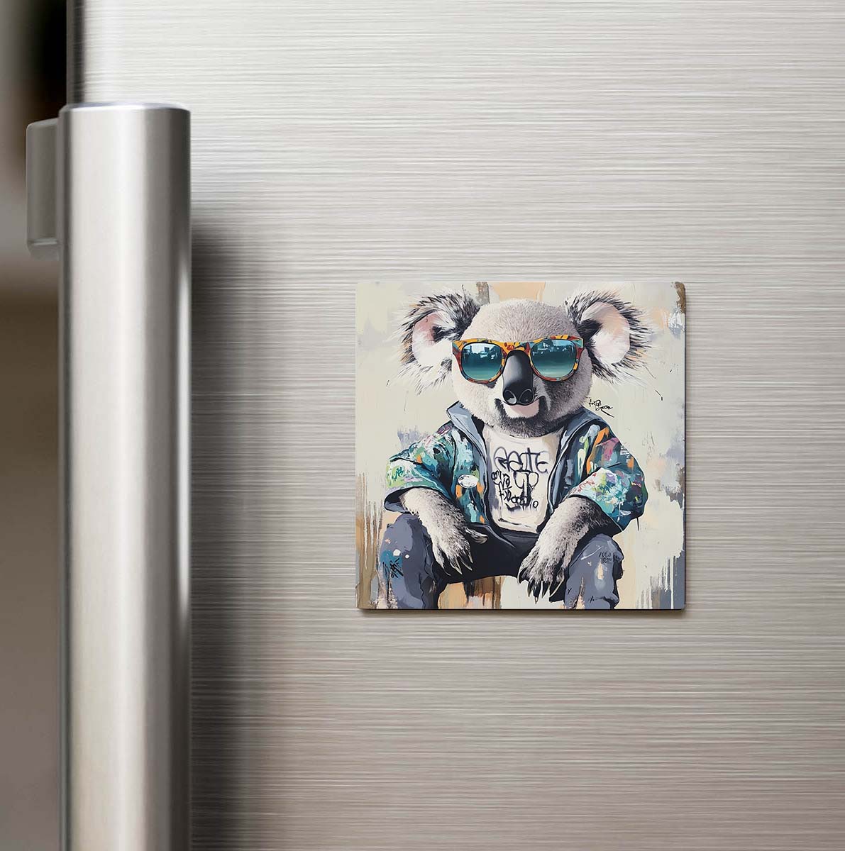 Koala - Koala - Güneş Gözlüklü Style - Buzdolap Magneti