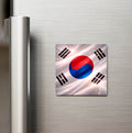 Güney Kore – South Korea – Abstract Ülke Bayraklı Buzdolap Magneti