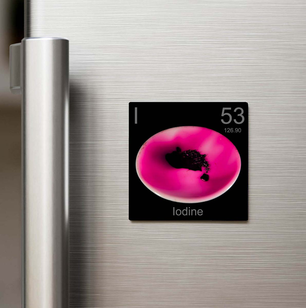 Iodine (İyot) Elementi – Buzdolap Magneti
