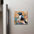 Magpie - Saksağan - Güneş Gözlüklü Style - Buzdolap Magneti