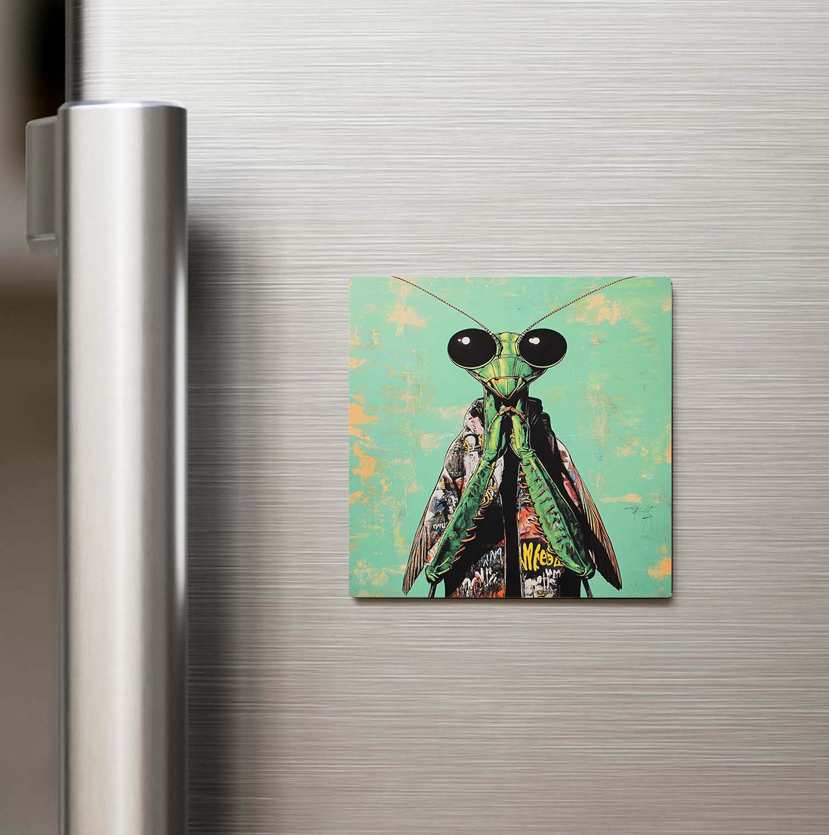 Mantis - Peygamber Devesi - Güneş Gözlüklü Style - Buzdolap Magneti