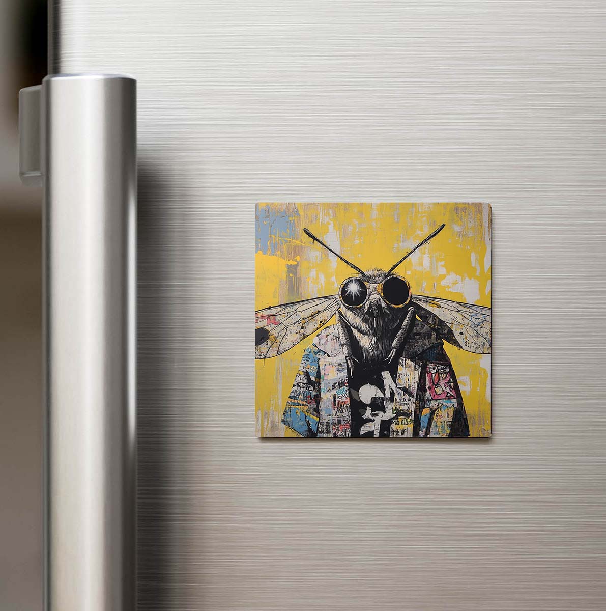 Moth - Güve - Güneş Gözlüklü Style - Buzdolap Magneti