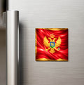 Karadağ – Montenegro – Abstract Ülke Bayraklı Buzdolap Magneti
