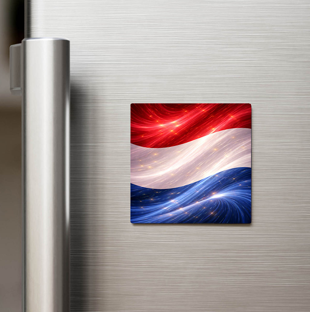 Hollanda – Netherlands – Abstract Ülke Bayraklı Buzdolap Magneti