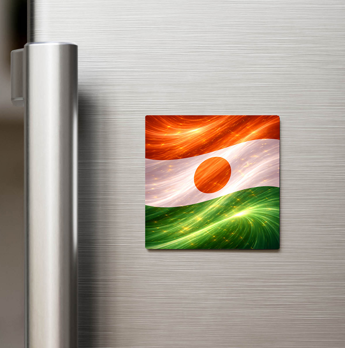 Nijer – Niger – Abstract Ülke Bayraklı Buzdolap Magneti