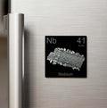 Niobium (Niyobyum) Elementi – Buzdolap Magneti