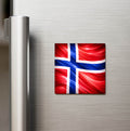 Norveç – Norway – Abstract Ülke Bayraklı Buzdolap Magneti