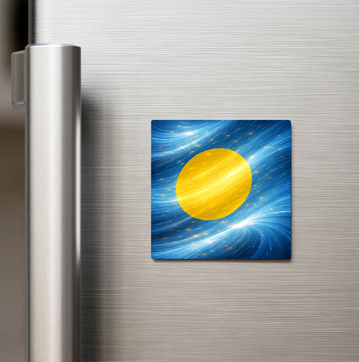 Palau – Palau – Abstract Ülke Bayraklı Buzdolap Magneti