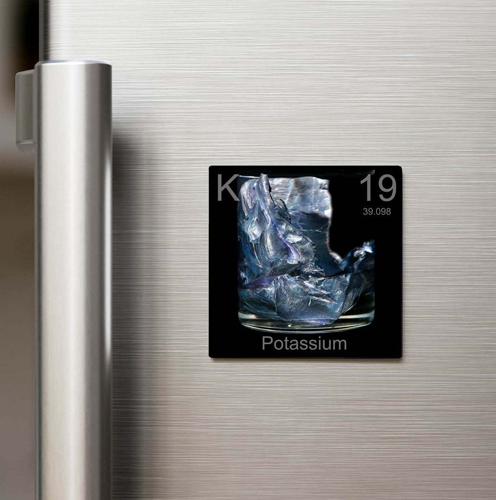 Potassium (Potasyum) Elementi – Buzdolap Magneti