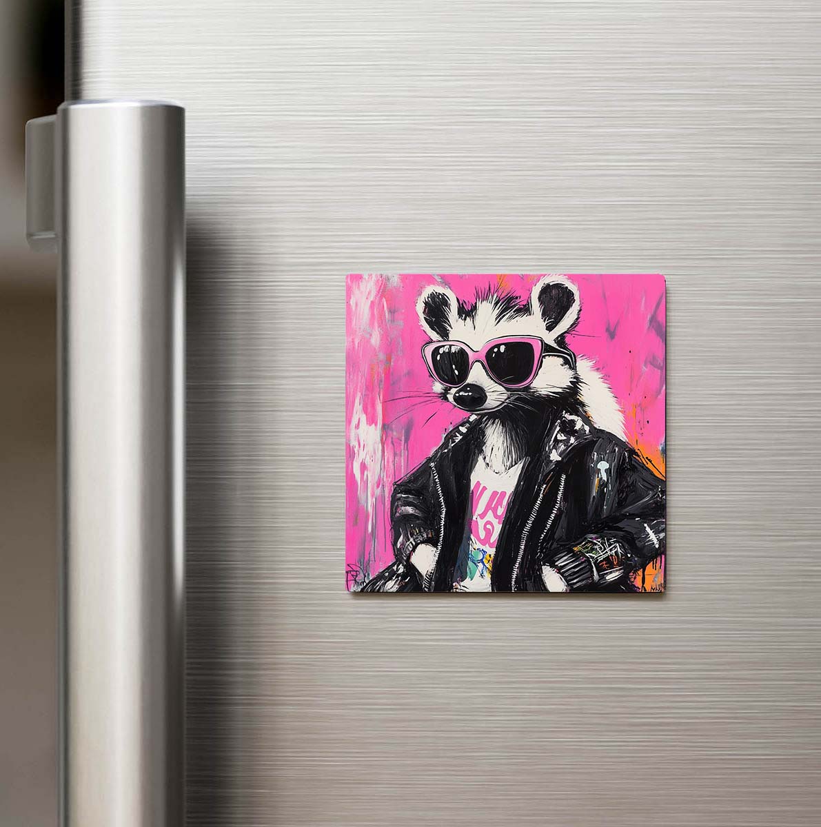 Skunk - Kokarca - Güneş Gözlüklü Style - Buzdolap Magneti