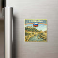 Retro Slovenya Ljubljana Şehri Temalı Vintage Buzdolap Magneti