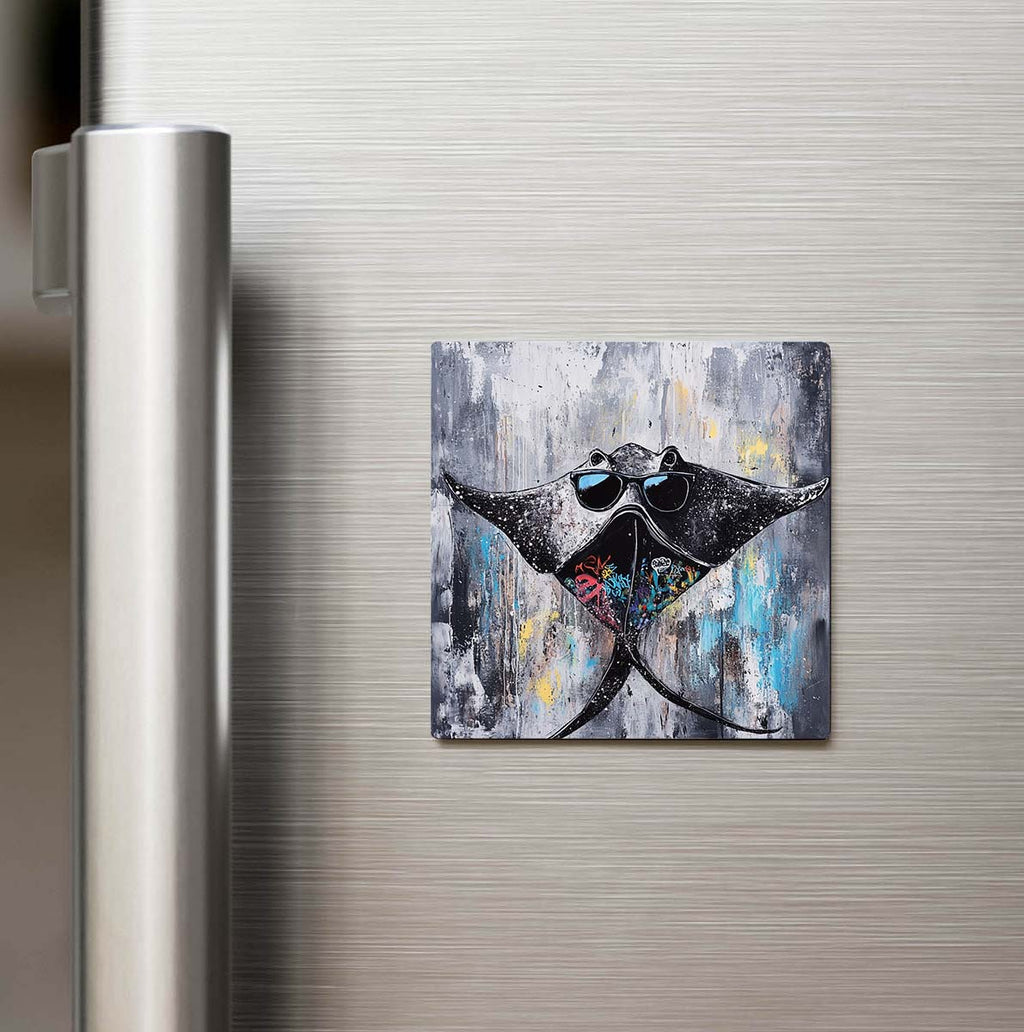 Stingray - Vatoz - Güneş Gözlüklü Style - Buzdolap Magneti