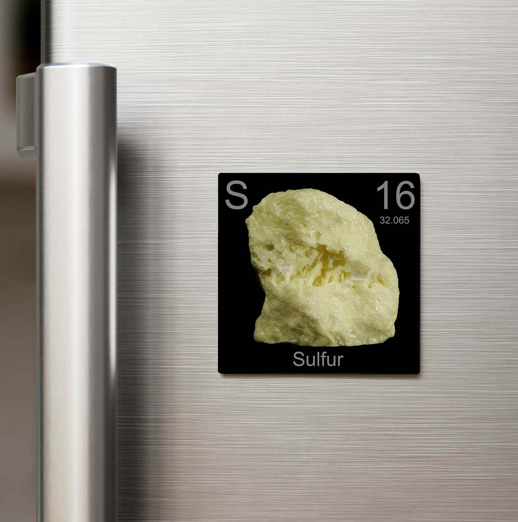Sulfur (Kükürt) Elementi – Buzdolap Magneti