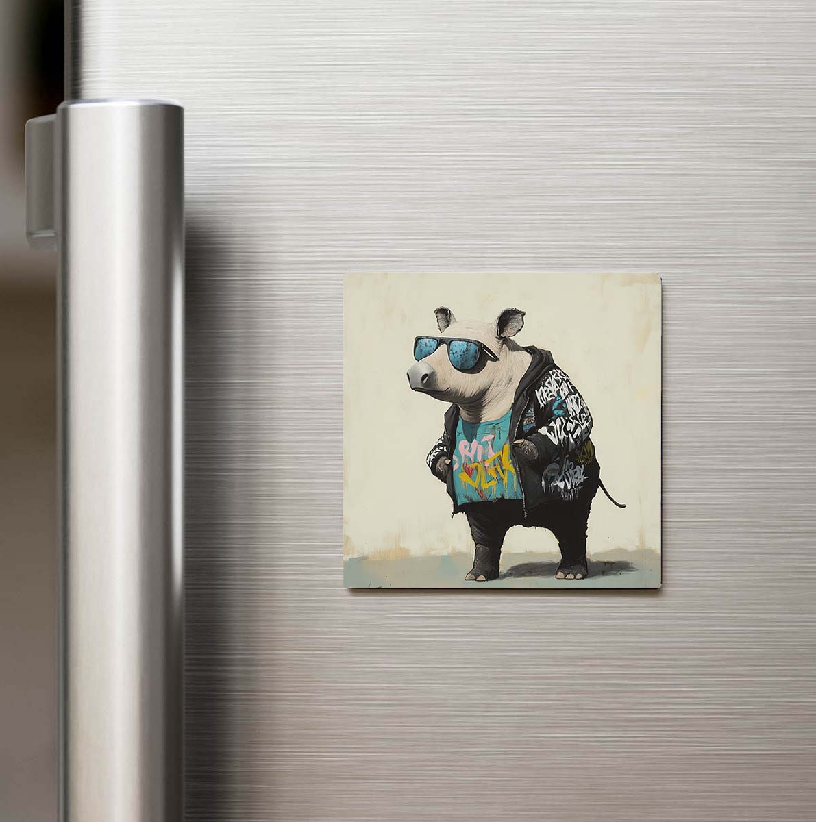 Tapir - Tapir - Güneş Gözlüklü Style - Buzdolap Magneti