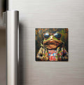 Toad - Kara Kurbağası - Güneş Gözlüklü Style - Buzdolap Magneti