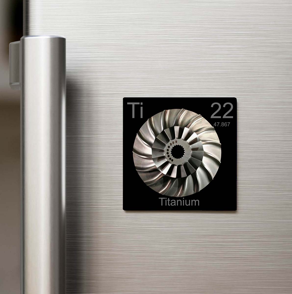 Titanium (Titanyum) Elementi – Buzdolap Magneti