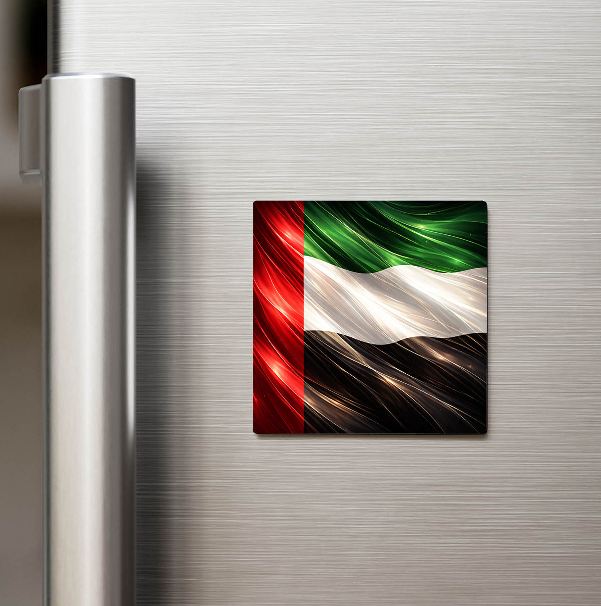 Birleşik Arap Emirlikleri – Abstract Ülke Bayraklı Buzdolap Magneti