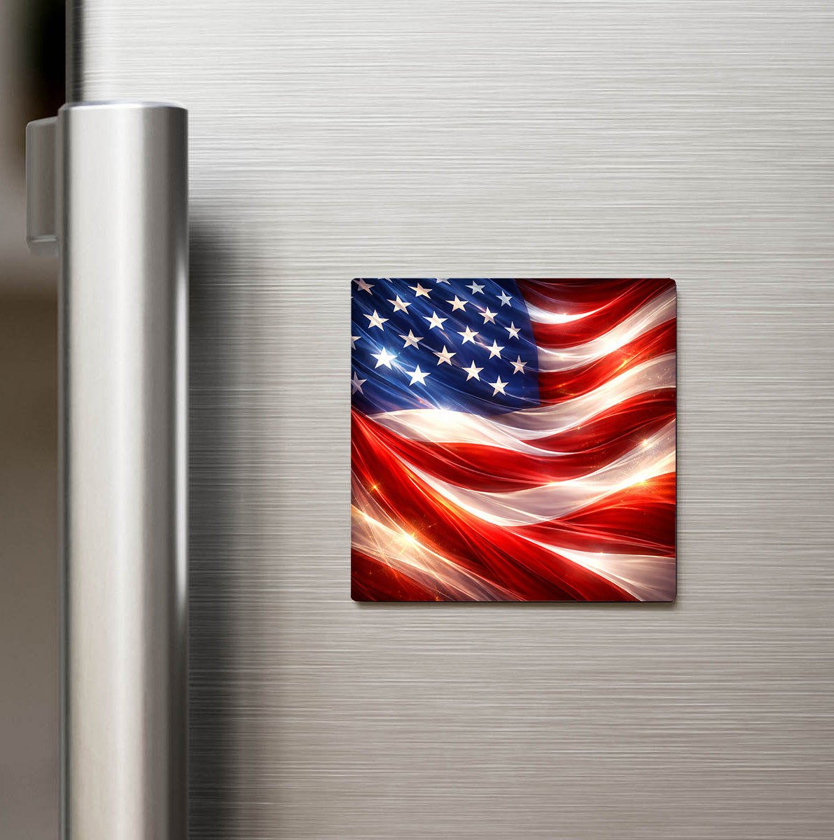 Amerika Birleşik Devletleri – Abstract Ülke Bayraklı Buzdolap Magneti