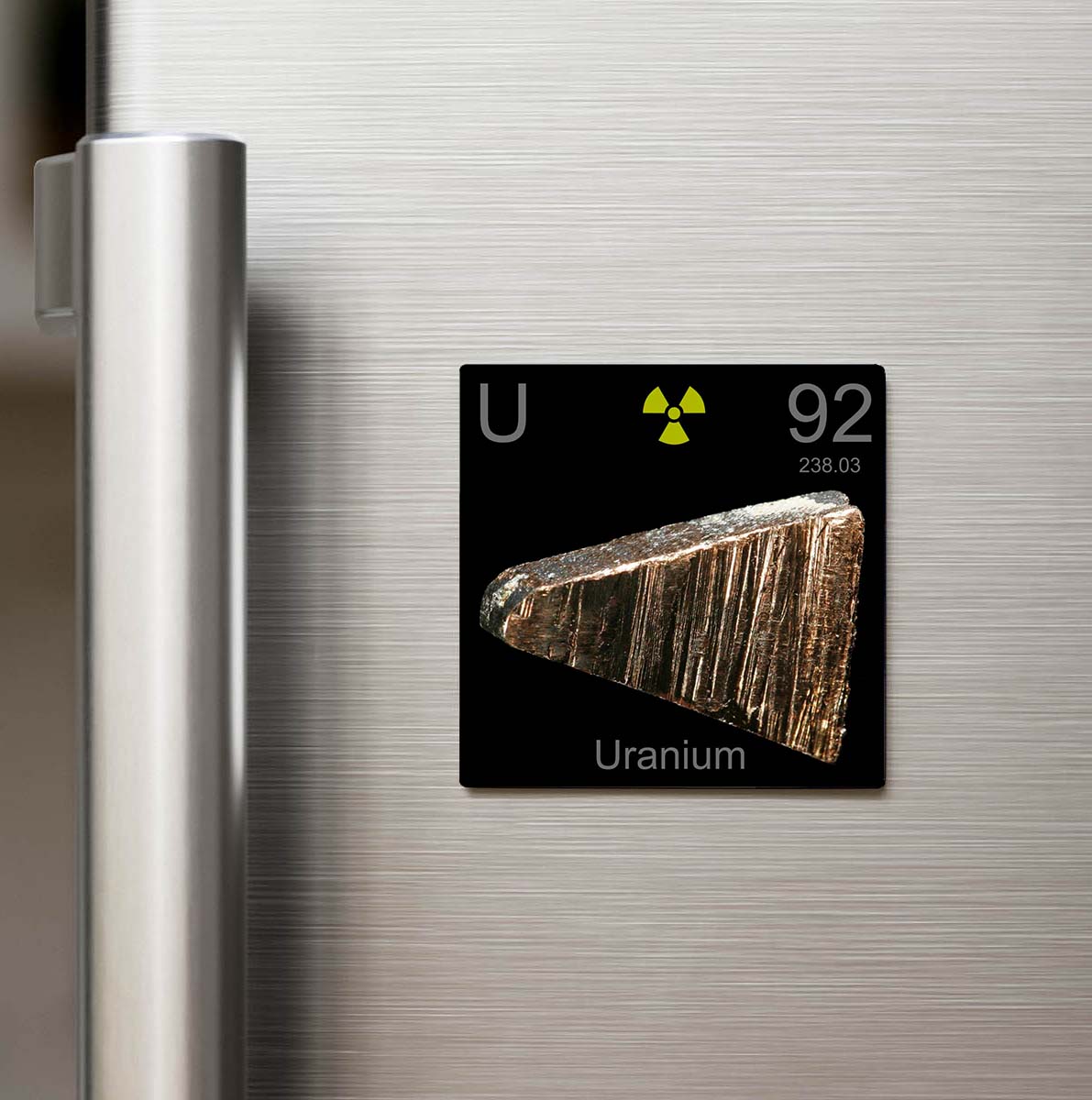 Uranium (Uranyum) Elementi – Buzdolap Magneti