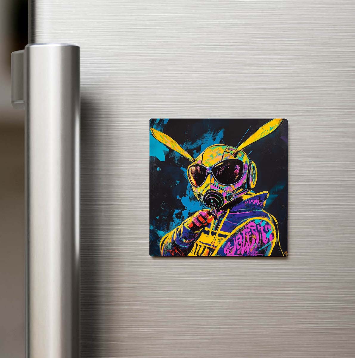 Wasp - Eşek Arısı - Güneş Gözlüklü Style - Buzdolap Magneti