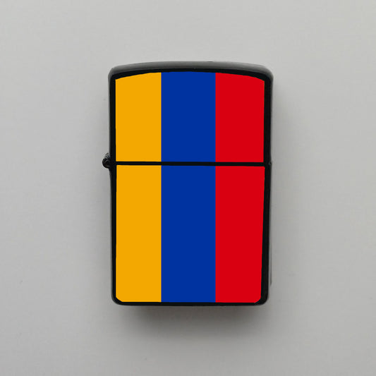 Ermenistan Armenia Bayrağı - Benzinli Siyah Çakmak - Hediyelik