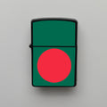 Bangladeş Bayrağı - Benzinli Siyah Çakmak - Hediyelik
