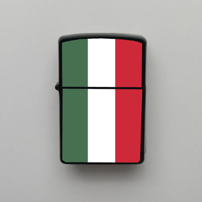 Macaristan Hungary Bayrağı - Benzinli Siyah Çakmak - Hediyelik