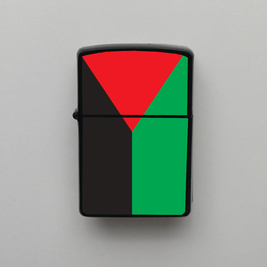 Martinik Martinique Bayrağı - Benzinli Siyah Çakmak - Hediyelik