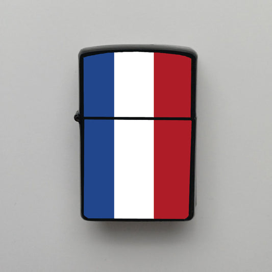 Hollanda Netherlands Bayrağı - Benzinli Siyah Çakmak - Hediyelik